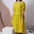MUSTARD LONG DRESS