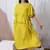 MUSTARD LONG DRESS