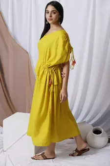 Mustard Long Dress