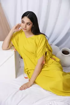 Mustard Long Dress