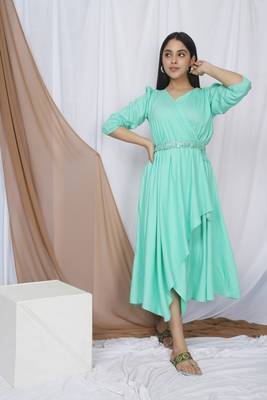 Blue Long Dress 8