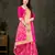 PINK RICH art silk saree AND HEAVY RICH PALLU WITH BLOUSE