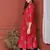 FUCSHIA GOLD PRINTED KURTA