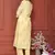 YELLOW PRINTED KURTA AND BOTTOM