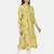 LIME GREEN GOLD PRINTED KURTA
