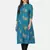 BLUE GOLD PRINTED KURTA