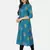 BLUE GOLD PRINTED KURTA