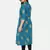 BLUE GOLD PRINTED KURTA