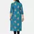 BLUE GOLD PRINTED KURTA