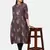 PURPLE GOLD PRINTED KURTA