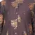PURPLE GOLD PRINTED KURTA