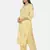 YELLOW PRINTED KURTA AND BOTTOM
