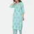 BLUE PRINTED KURTA AND BOTTOM