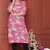 PINK PRINTED KURTA