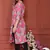 PINK PRINTED KURTA