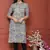 AQUA PRINTED KURTA