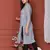 BLUE PRINTED KURTA