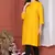 MUSTARD SOLID KURTA