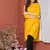 MUSTARD SOLID KURTA