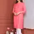PEACH SOLID KURTA