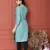 SEA GREEN SOLID KURTA