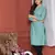SEA GREEN SOLID KURTA