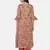 BEIGE PRINTED KURTA AND BOTTOM