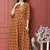 MUSTARD PRINTED KURTA AND BOTTOM