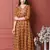 MUSTARD PRINTED KURTA AND BOTTOM