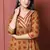 MUSTARD PRINTED KURTA AND BOTTOM