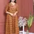 MUSTARD PRINTED KURTA AND BOTTOM