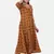 MUSTARD PRINTED KURTA AND BOTTOM