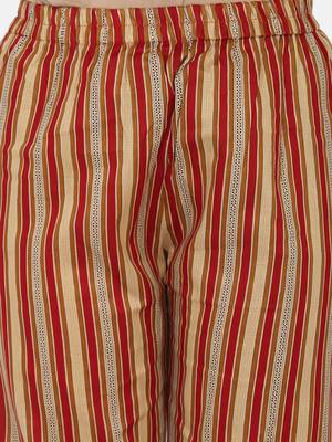Mustard Printed Kurta And Bottom 11