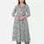 BLUE PRINTED KURTA AND BOTTOM