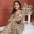BROWN PRINTED KURTA AND BOTTOM
