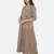BROWN PRINTED KURTA AND BOTTOM