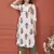 OFF WHITE PRINTED KURTA AND BOTTOM