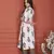 OFF WHITE PRINTED KURTA AND BOTTOM