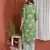 GREEN PRINTED KURTA AND BOTTOM