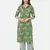 GREEN PRINTED KURTA AND BOTTOM