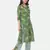 GREEN PRINTED KURTA AND BOTTOM