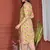 GREEN PRINTED KURTA AND BOTTOM