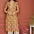 YELLOW PRINTED KURTA AND BOTTOM