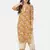 YELLOW PRINTED KURTA AND BOTTOM