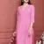 PINK PRINTED KURTA AND BOTTOM