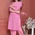 PINK PRINTED KURTA AND BOTTOM