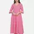 PINK PRINTED KURTA AND BOTTOM