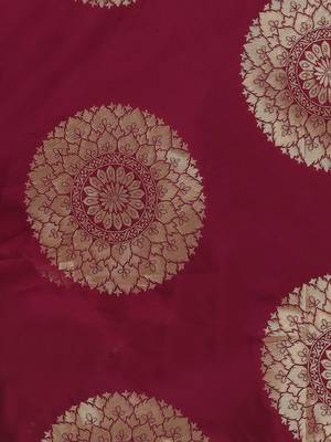 Purple & Gold-Toned Semi-Stitched Lehenga & Unstitched Blouse With Dupatta 4