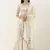White Embroidered Semi-Stitched Lehenga & Unstitched Blouse with Dupatta