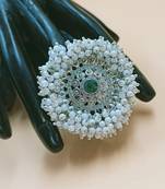 Multicolor agate rings